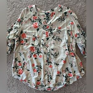 Torrid Harper floral blouse top